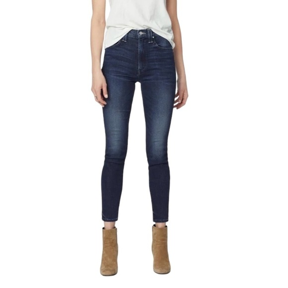 MOTHER Denim - Mother Denim The Diamond Swooner Tongue & Chic Wash Size 31 Skinny Dark Wash